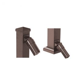 AFCO 300 Series Adjustable Stair Rail Hardware Mounting Kit Bronze