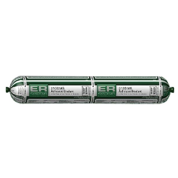 ER Systems 2100MS Adhesive Sealant 20oz Sausage Tube White