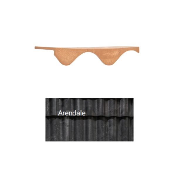 Brava Spanish Barrel Ridge Closure 11.5" X 1.5" X 3" Arendale 10/bundle