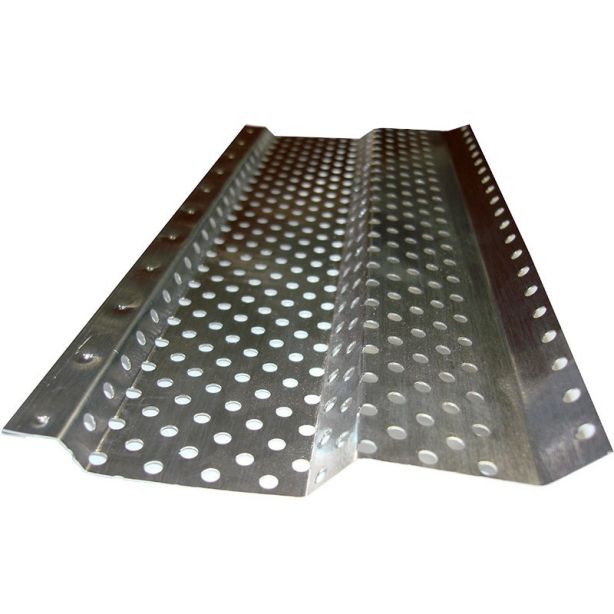 US Aluminum 5SF4SD Shur Flo Step Down Gutter Protection Mill Finish 5"x4' 50ct