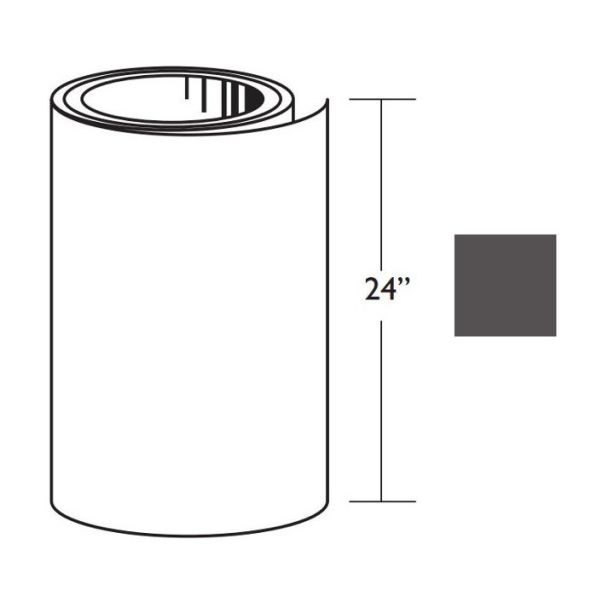Quality Aluminum Trim Coil .019 24"x50' Tuxedo Gray 112