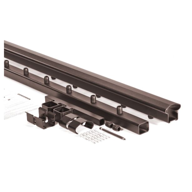 AFCO 100 Series 4' Level Rail Kit Bronze (Top and Bottom Rail w/ Hardware)