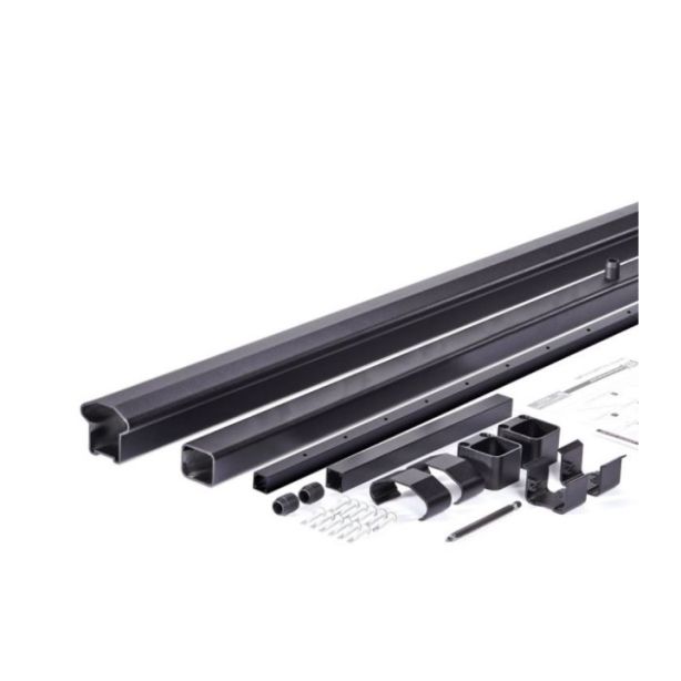 AFCO 175 Series 6' Level Cable Rail Kit Black (w/36" Rail Height Stabilizer)