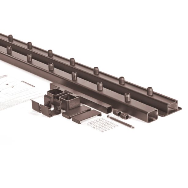 AFCO 200 Series 4' Level Rail Kit Bronze (Top and Bottom Rail w/ Hardware)