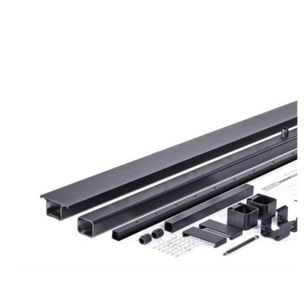 AFCO 275 Series 6' Level Cable Rail Kit Black (w/36" Rail Height Stabilizer)