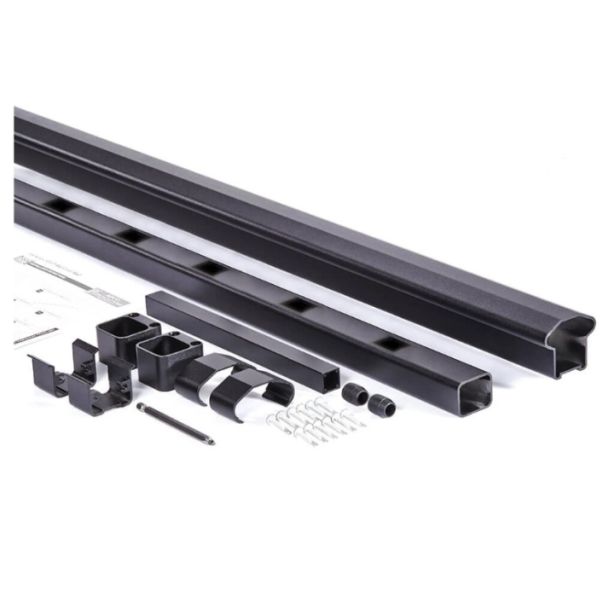 AFCO 300 Series 8' Adjustable Stair Rail Black