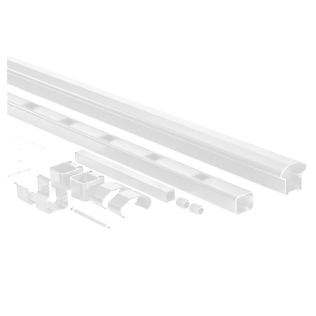 AFCO 300 Series 8' Adjustable Stair Rail White