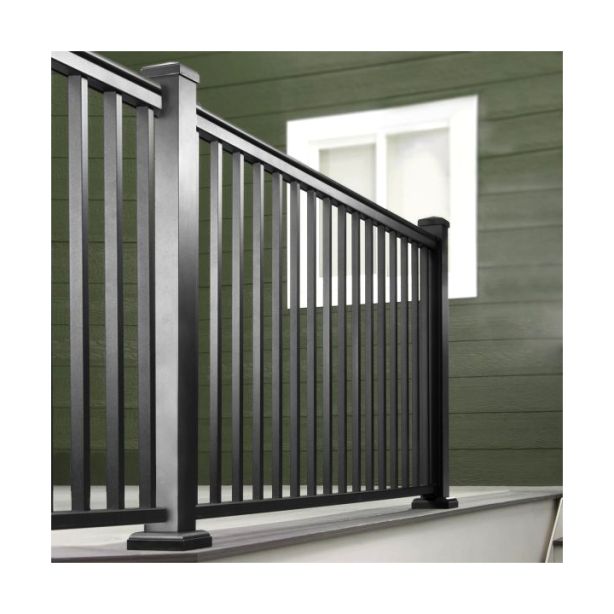 AFCO 100/200 Series 4'x36" Square Baluster Pack Black (10 Balusters)