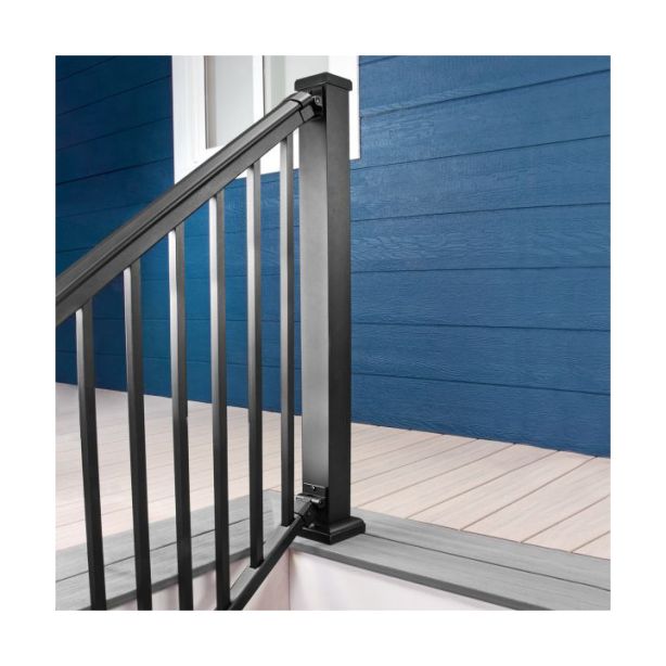 AFCO 300 Series 6'x36" Square Baluster Pack Black (16 Balusters)