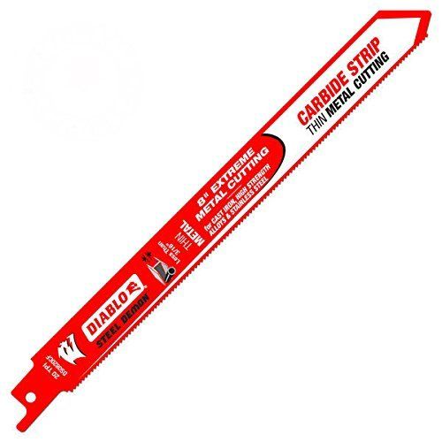 Diablo Steel Demon 8" Carbide Strip Thin Metal Blade 20 TPI
