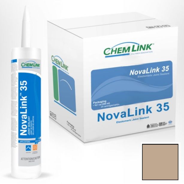 ChemLink F1240 NovaLink 35 Sealant 10.1oz Cartridge 24ct Tan