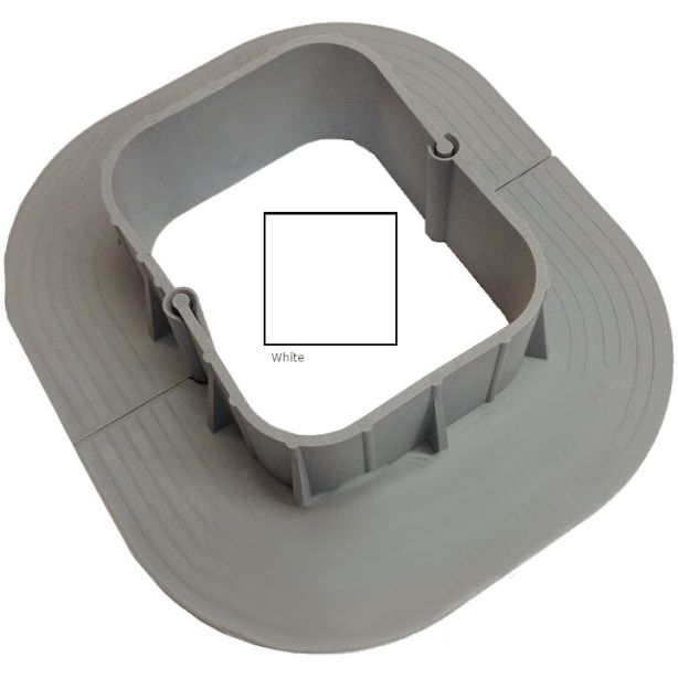ChemLink F1362 ECurb Rectangle 4.5"x3.5" 12ct-White