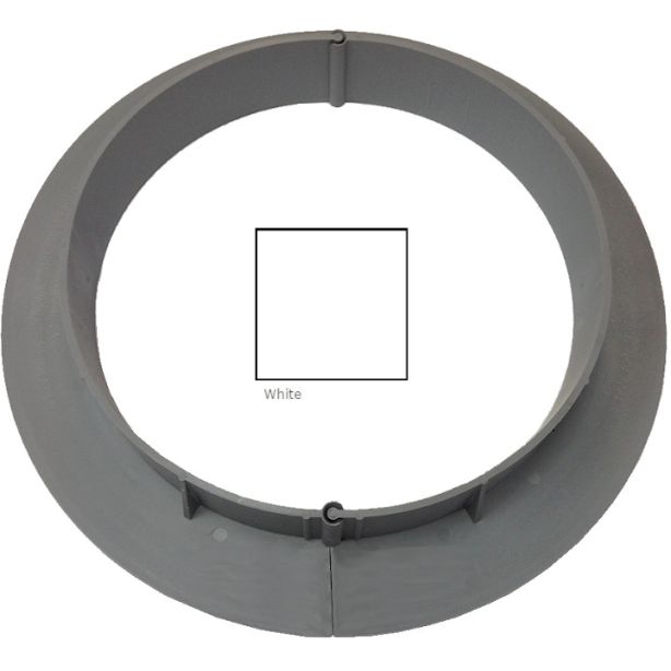 ChemLink F1366 ECurb Round 5" Diameter 12ct-White