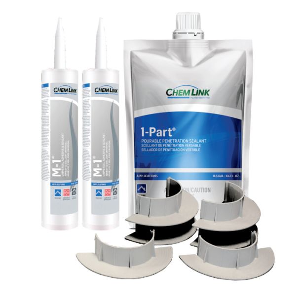 ChemLink F1367WH E-Curb Round Kit 5" Diameter With TPO Primer White