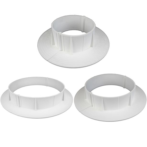 ChemLink F135 E-Curb Round Two Piece Circle White