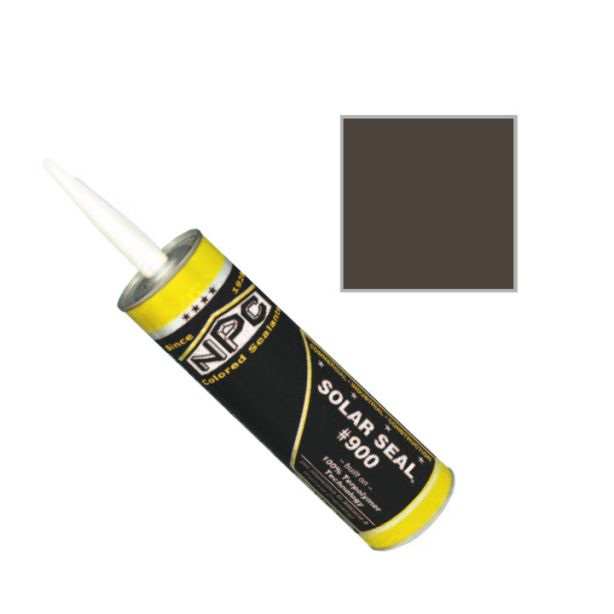 NPC 900 Solar Seal Caulk 19oz Pro Size Musket Brown 9039 9ct
