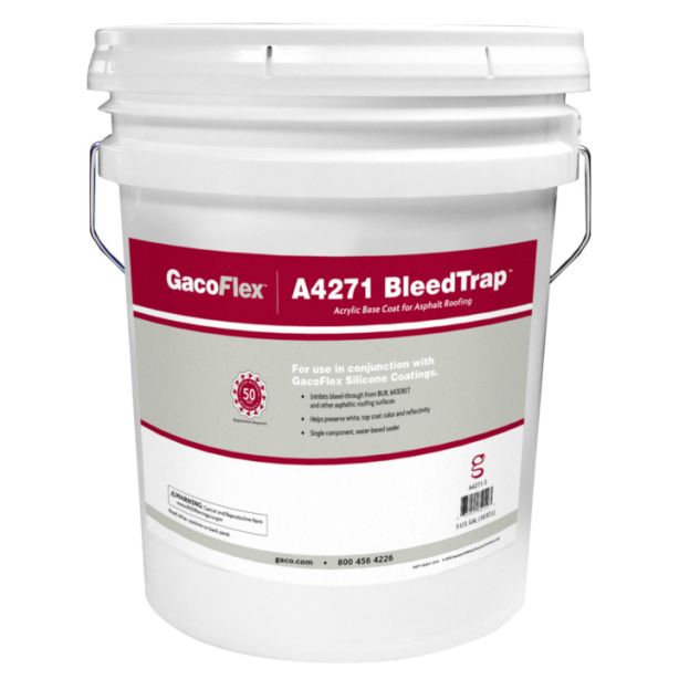 Gaco A4271-5 Bleed Trap Sealer For Asphalt Roofing 5 Gallon