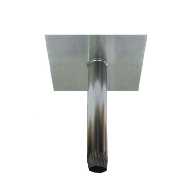 Berger Downspout Tube Galvanized 2"