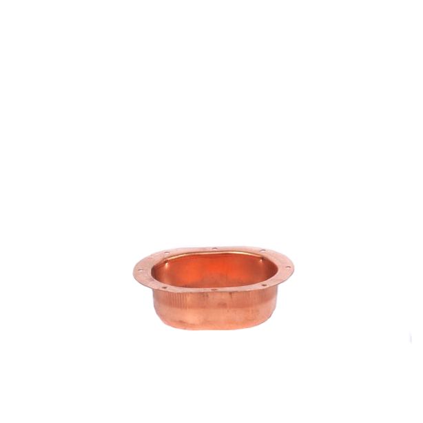 Berger K-Style Oval Outlet With Lock-In Design Copper 4"