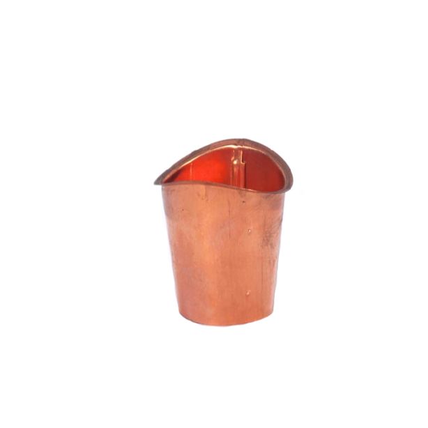 Berger Half Round B-Style Outlet 3" Copper