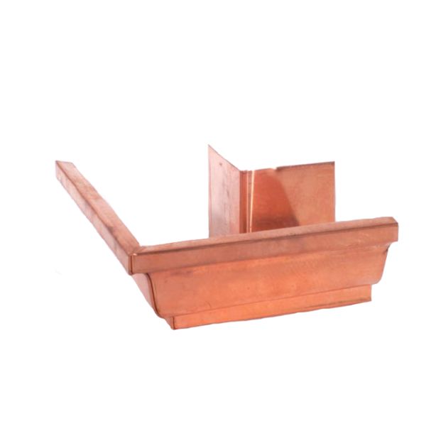 Berger K-Style Outside Box Miter 90 Degrees Copper 5"