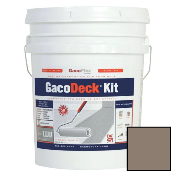 Gaco Deck Kit Shale with Filler 3.5 Gallon