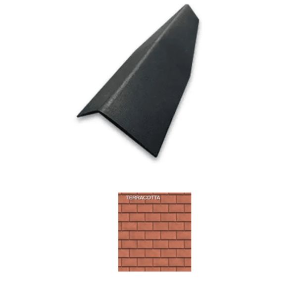 Ecostar Class C Majestic Niagara Concrete Hip and Ridge 14"x22" Terra Cotta 10/Bundle