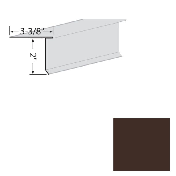 EDCO 1721-203 Eave Starter Solid 10' Royal Brown 10/carton