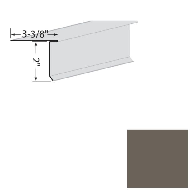 EDCO 1721-540 Eave Starter Solid 10' Weathered Wood 10/carton