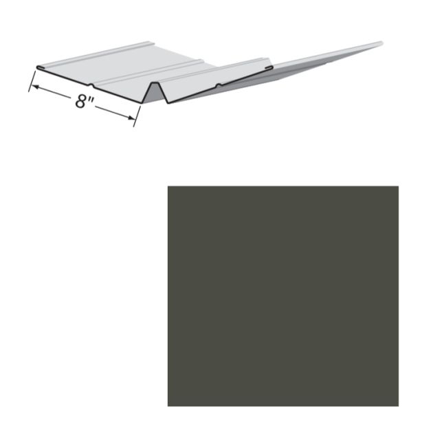 EDCO 1727-208 Valley Flashing Solid 10' T-Tone 5/carton