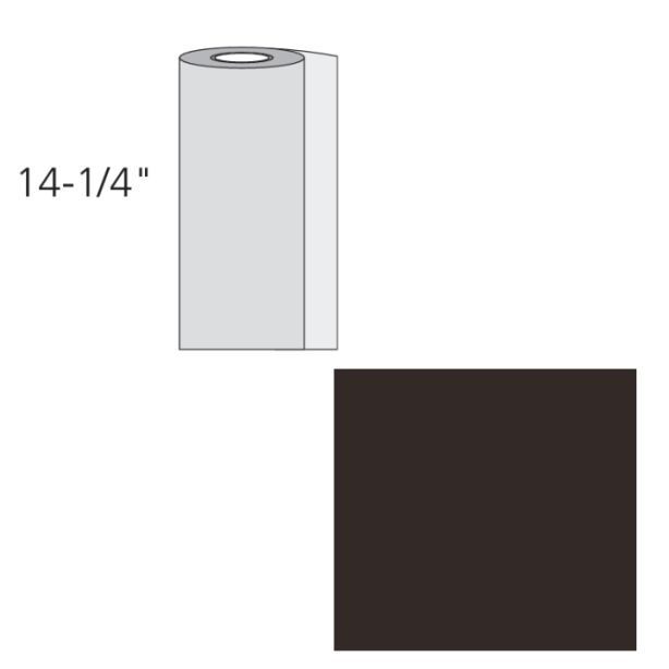 EDCO 1730-213 Steel Embossed Trim Coil Solid 28ga 14.25"X50' Statuary Bronze 1 Roll