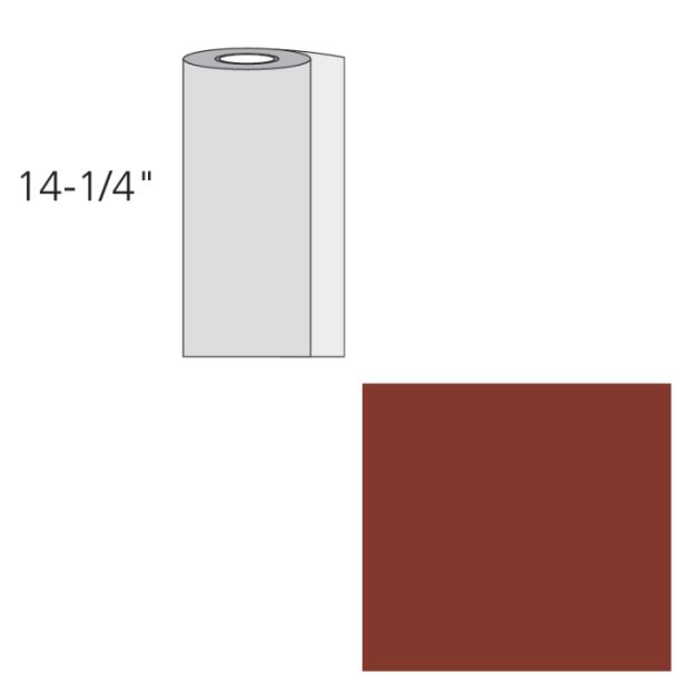 EDCO 1730-227 Steel Embossed Trim Coil Solid 28ga 14.25"X50' Classic Red 1 Roll