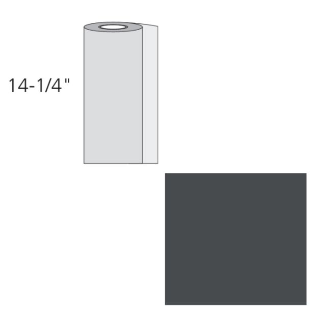 EDCO 1730-538 Steel Embossed Trim Coil Solid 28ga 14.25"X50' Granite Grey 1 Roll