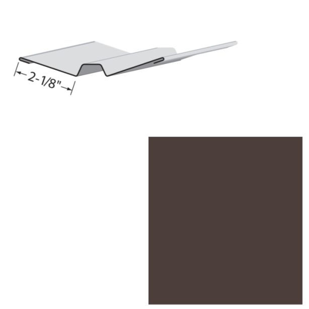 EDCO 1734-537 Valley Cap Solid 10' Aged Bronze 5/carton