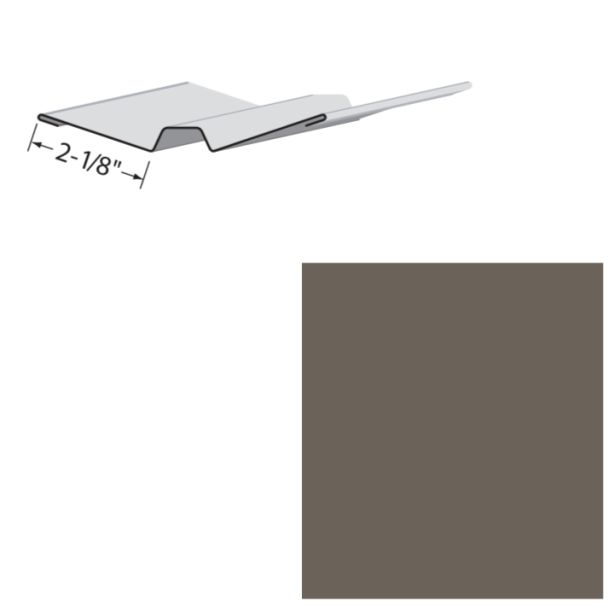 EDCO 1734-540 Valley Cap Solid 10' Weathered Wood 5/carton