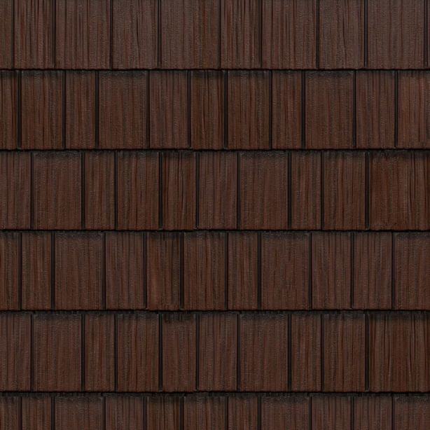 EDCO 1763-263 Arrowline Steel Shake generations HD 12"x50" Royal Brown HD 12/carton