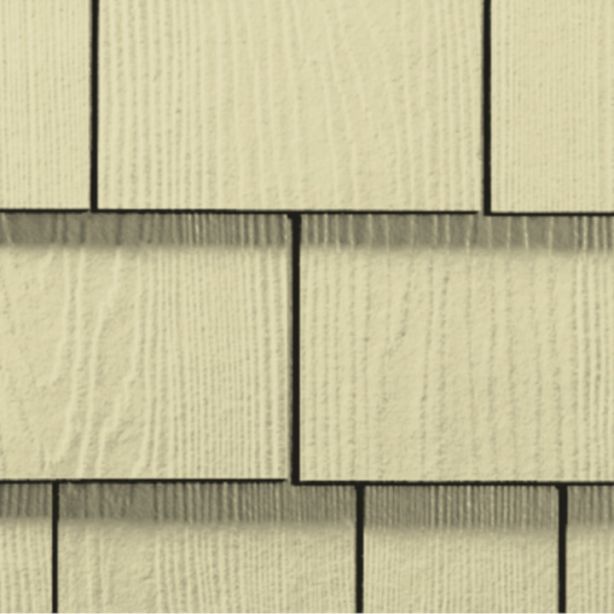 James Hardie Shingle Fiber Cement Straight Siding 15.25"x48" Navajo Beige 1pc
