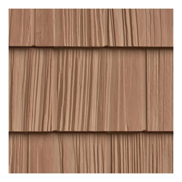 Foundry Split Shake Siding Weathered 7" Exposure Red Cedar 34/carton