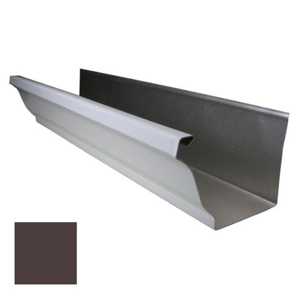 Lakefront Sheet Metal Seamless Aluminum Gutter K-Style 5" .027ga Tuxedo Gray 1ft