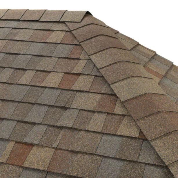 GAF Seal-A-Ridge 0850354 Hip and Ridge Cap Shingles 25 linear ft Golden Harvest