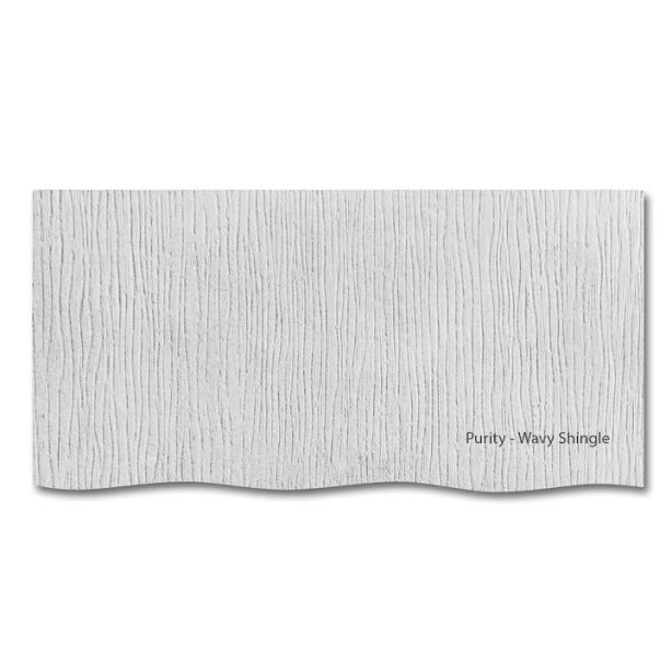 GAF Weatherside Purity Wavy 12"x24" 18/bundle