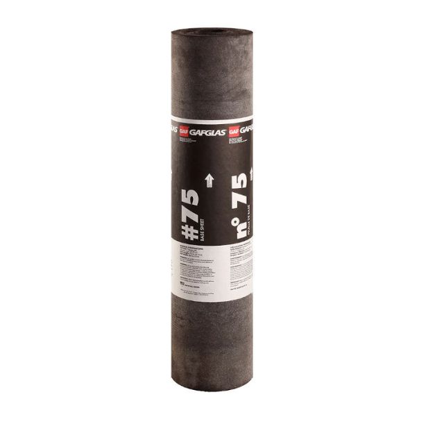 GAF GLGAFB GAFGLASS #75 Base Sheet 97.5' Black