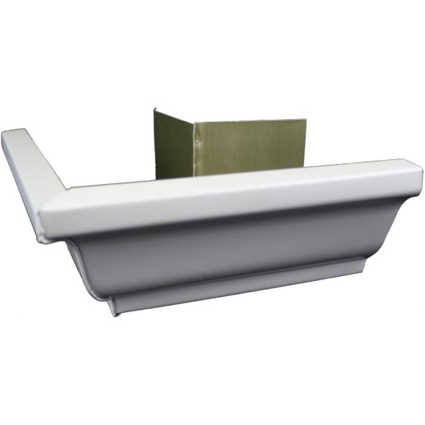 Alsco Aluminum Outside Miter Aluminum 5" White