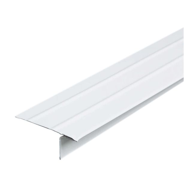 Alsco Aluminum Drip Edge White 1.5"x2.5"x10'