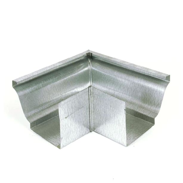 Berger K-Style Outside Box Miter 90 Degrees Galvanized 5"