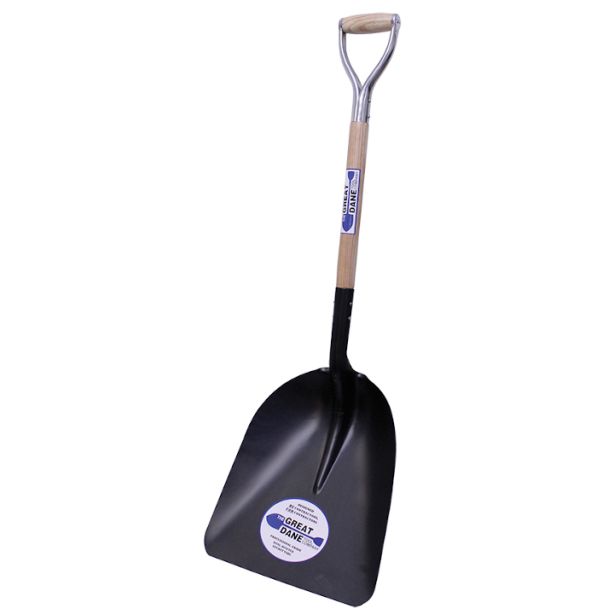 Great Dane SCOOP-ST-DW8-I Steel #8 Scoop 'Shovel' D Wood Handle
