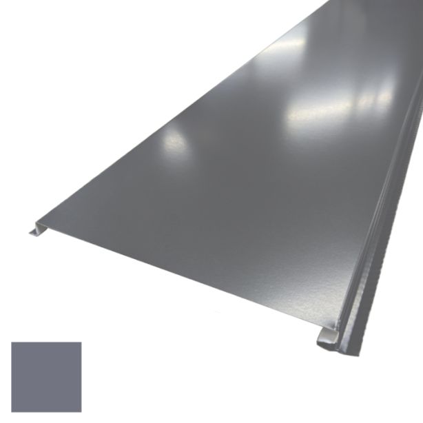 Lakefront Sheet Metal Flush / Reveal Panel 12” Silver Metallic
