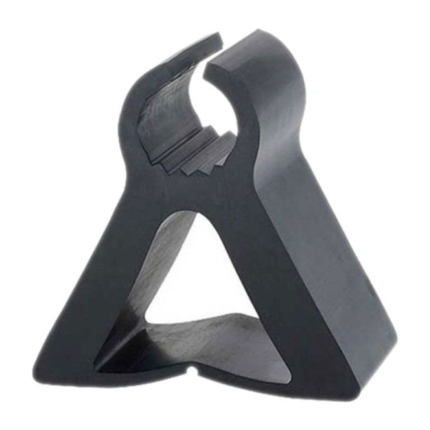 OMG PGS-BK PipeGuard Small EPDM Pipe Support 2" Black 20ct