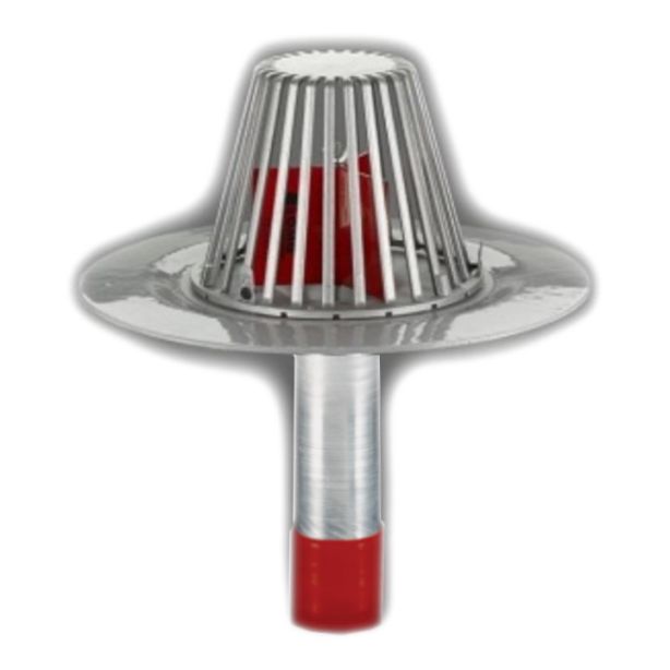 OMG SPTPVC45A SpeedTite PVC Coated Aluminum Drain 4.5"