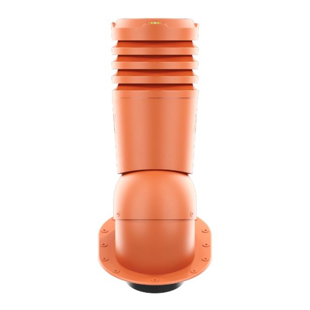 RoofiVent EL-5-06-PI iVent Eco Exhaust Vent for Metal Roofs 5" Clay